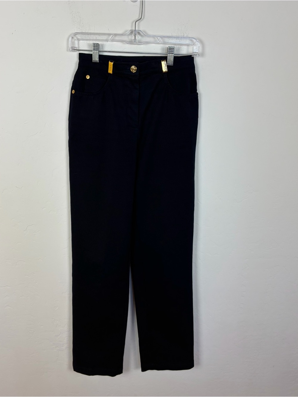 St. John Sport Navy Blue Straight Leg Pants